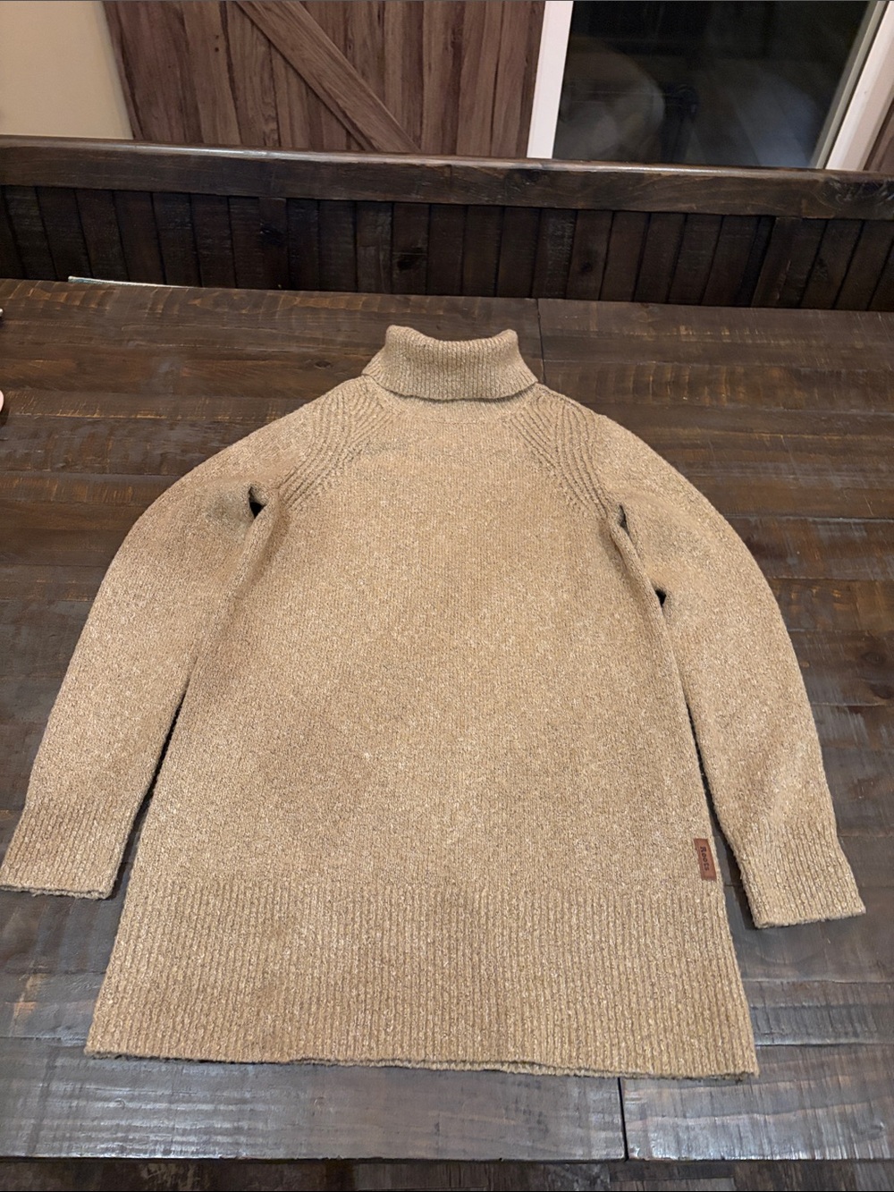 Roots Canada Turtleneck Heathered Sweater - Size Small (S/P)